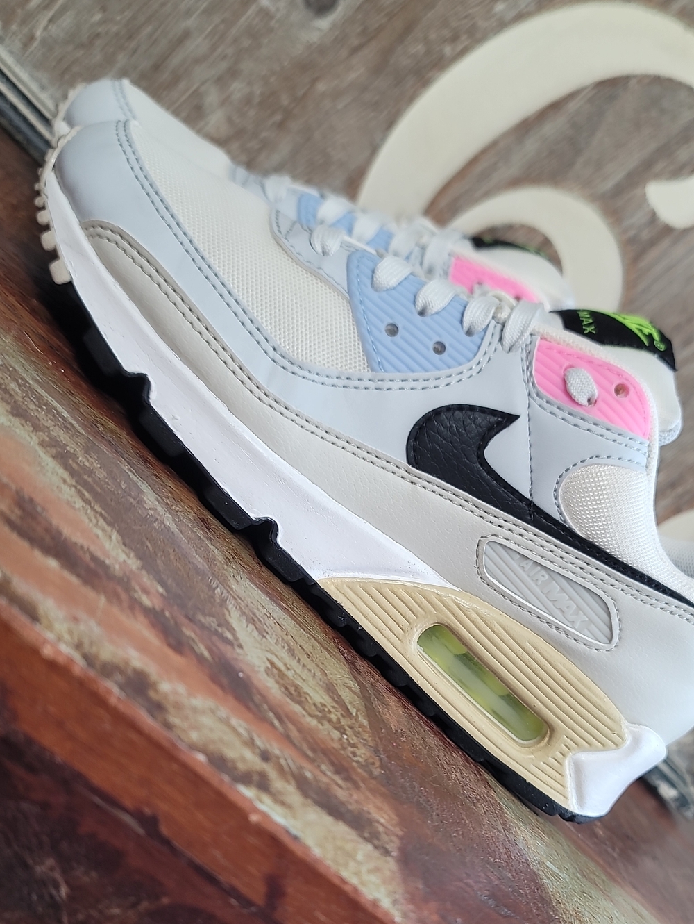 🔥Nike Air Max 90 'Multi-Color Pastel' 🔥 Wmns 6.5 Great Cond! Fast Shipping - Picture 15 of 16